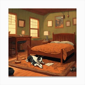 In A Small Room Canvas Print