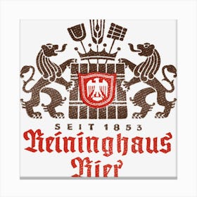 Reininghaus Bier Canvas Print