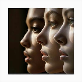 Portrait Of Women Canvas Print