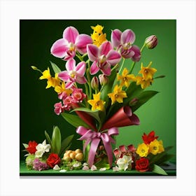 Bouquet Of Flowers 6 Canvas Print