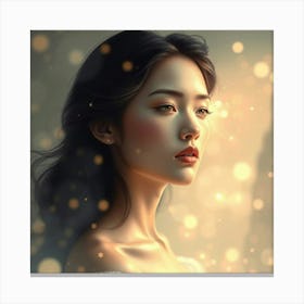 Portrait Of A Woman Canvas Print