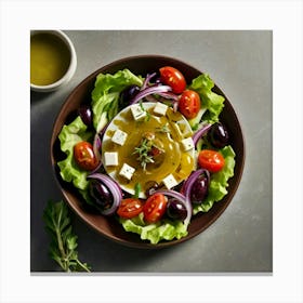 Greek Salad Canvas Print