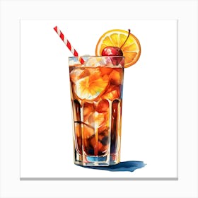 Iced Tea Canvas Print