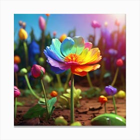 Colorful Flower 4 Canvas Print