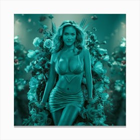 Sex And Flowers Canvas Print