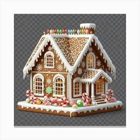 Gingerbread House 6 Canvas Print