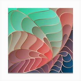 Art Nouveau Pattern 01 Canvas Print