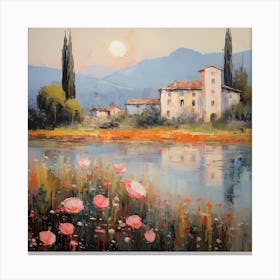 Tranquil Palette of Palermo Canvas Print