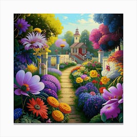 Garden Path 1 Canvas Print