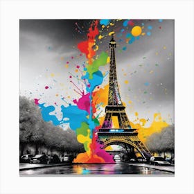 Paris Eiffel Tower 13 Canvas Print