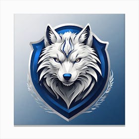 Wolf Logo Canvas Print