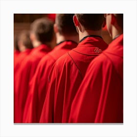 Red Robes 1 Canvas Print