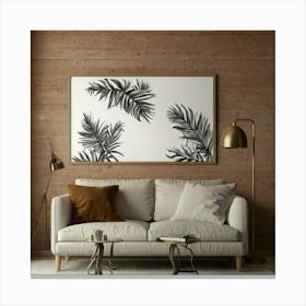 Palm Leaves Canvas Print