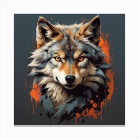 Wolf arts Canvas Print