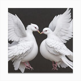 Doves Canvas Print