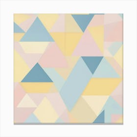 Abstract Triangles 5 Canvas Print