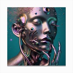 Futuristic Woman 20 Canvas Print