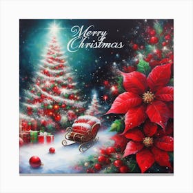 Merry Christmas Canvas Print