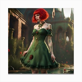 Red Hair Tess Synthesis - Whimsy(6) Canvas Print