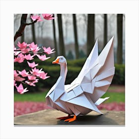 Origami Goose 4c3c29b0 Fe55 42c0 B54e 7e2c791f0f2c Canvas Print