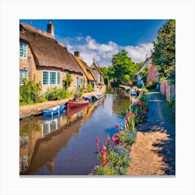 England Village Canvas Print