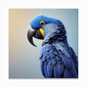 Blue Parrot 4 Canvas Print