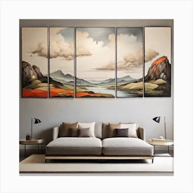 Landscape Painting Canvas Print