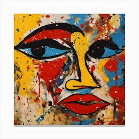 Face Painting Canvas Print