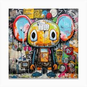 Laz 93 35 Graffiti Express Kids Edition 9 Canvas Print