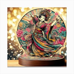 Japan Geisha Visual 65 Canvas Print