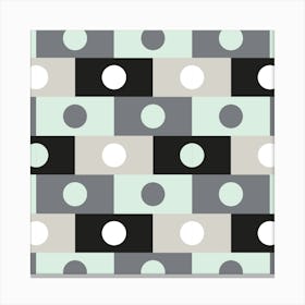 Modern Retro Pattern 18 Canvas Print