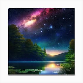 Starry Night Sky 9 Canvas Print