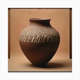 Aztec Vase Canvas Print