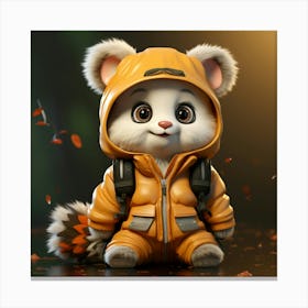 Raccoon 1 Canvas Print