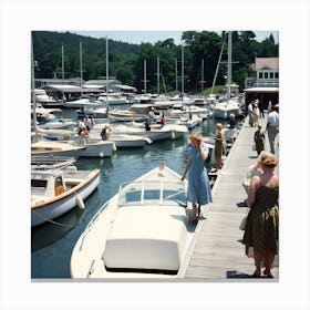 The Old Marina ~Reimagined by Hall-O-Gram Creations, HallOGram Creations, HallOGramCreations, hallogramcreations, hallogram creations 5 Canvas Print