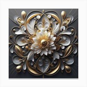 Paper Flower Canvas Print