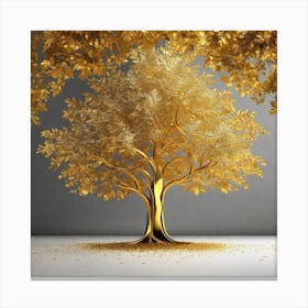 Golden Tree 6 Canvas Print