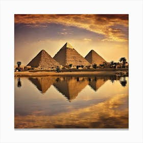 Pyramids Of Giza Canvas Print