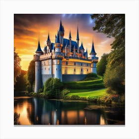 Cinderella Castle 32 Canvas Print