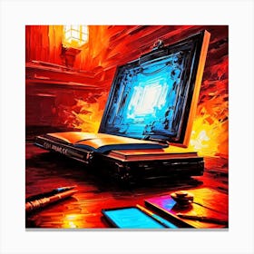 Computer Painting Canvas Print