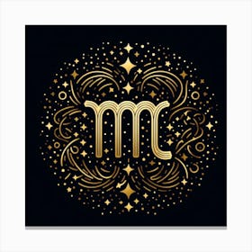 A Zodiac symbol, Virgo 3 Canvas Print