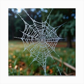 Dewy Spider Web Stampe su tela