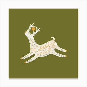 Celestial Deer Canvas Print