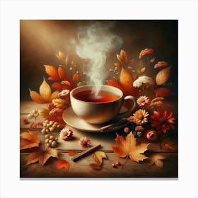 Autumn Tea Canvas Print