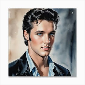 Elvis Presley Rock'n'Roll Canvas Print