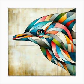 Abstract Bird Canvas Print