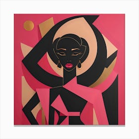 'Black Woman' Canvas Print