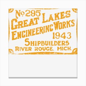 Great Lakes Engineering Works Canvas Print