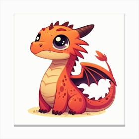 Whimsical Dragon 2 Canvas Print