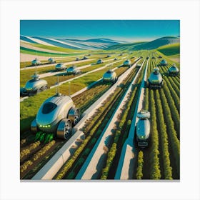 Futuristic Farming Canvas Print